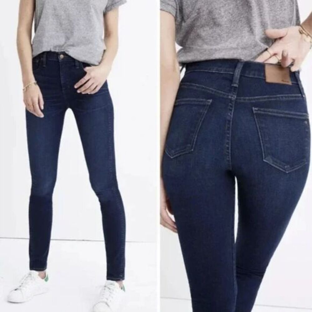 NEW Madewell 10" High-Rise Skinny Jeans in‎ Hayes Wash, 26